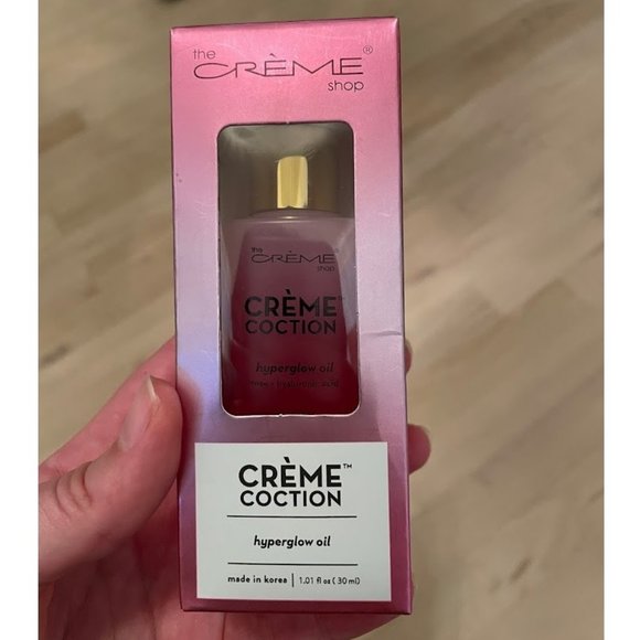 NIB The Creme Shop Hyperglow Oil - Crèmecoction Rose + Hyaluronic Acid - Picture 1 of 2